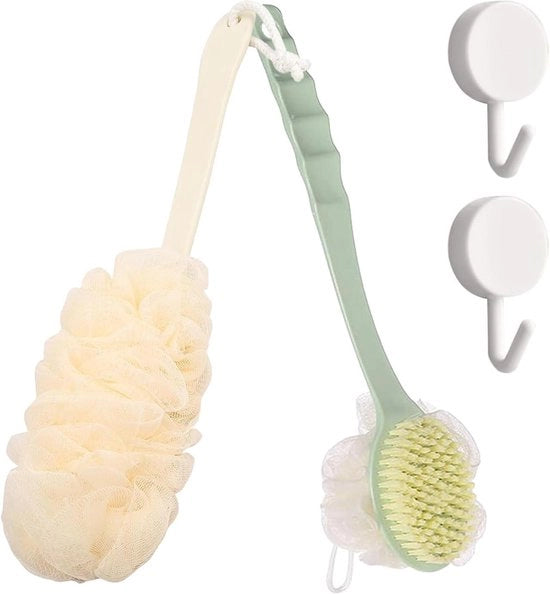 Saponetta Esfoliante per Doccia con Lame Lunghe e Spazzola per la Pelle