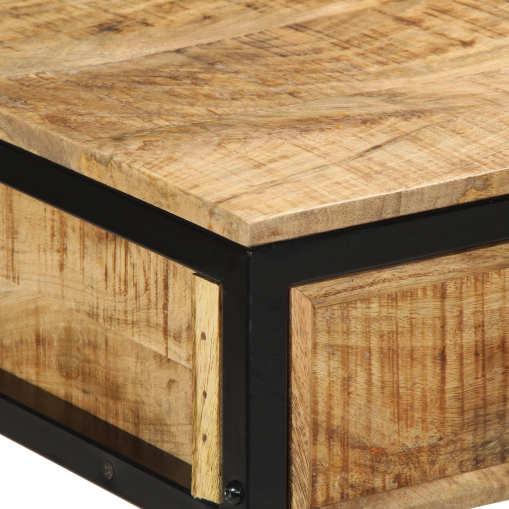 Scrivania 105x50x75 cm Legno Massello di Mango