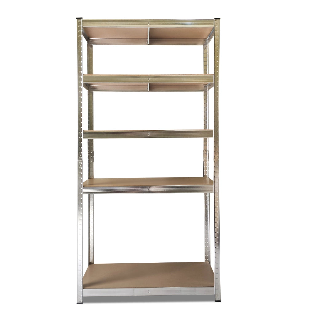 Set di 2 ripiani in metallo zincato Nyana Home 875 kg 5 ripiani 180x90x40 cm