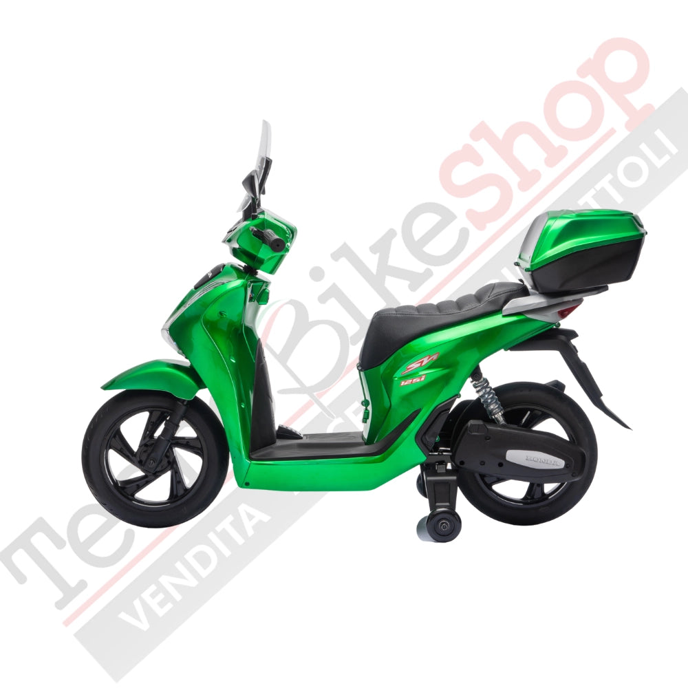 Moto Elettrica per Bambini Honda SH125 Verniciato 12V con Licenza Ufficiale -Verde