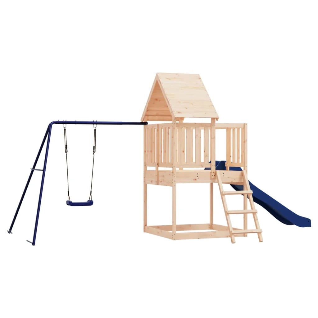 Area giochi esterna 494 x 235 x 228 cm in legno massello di pino 02_0004801