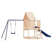 Area giochi esterna 494 x 235 x 228 cm in legno massello di pino 02_0004801