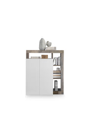 Credenza AMOS bianco/pero