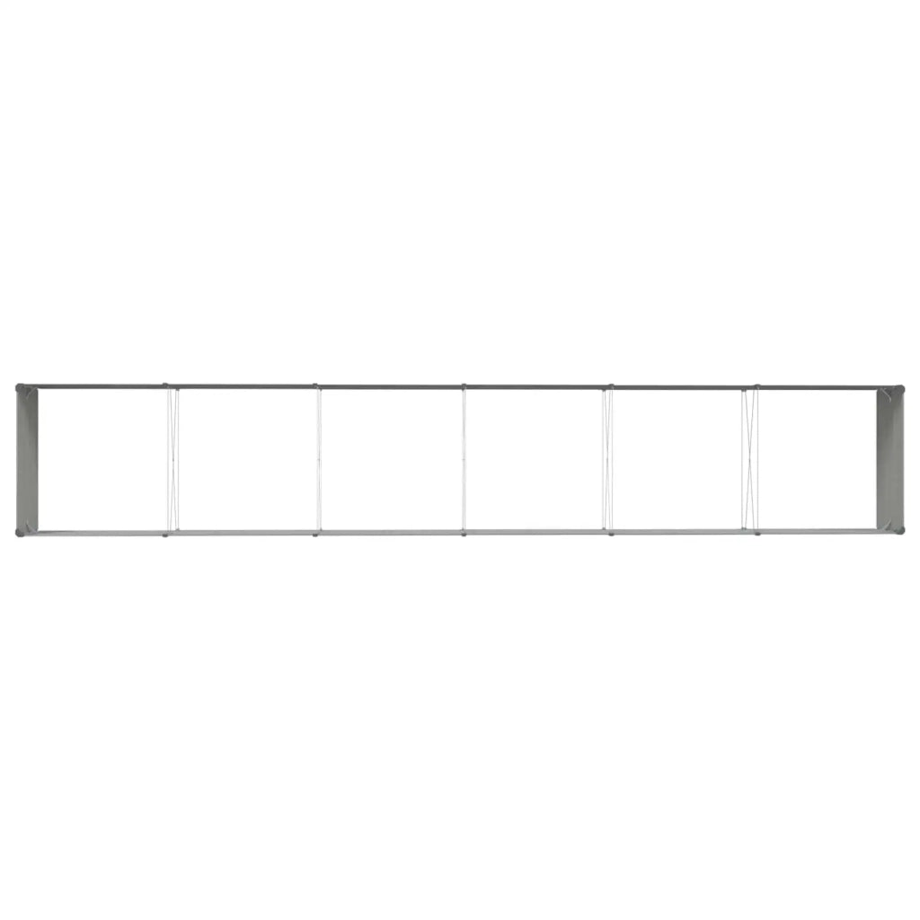 Fioriera Grigio chiaro 580 x 100 x 45 cm Acciaio zincato 42018175