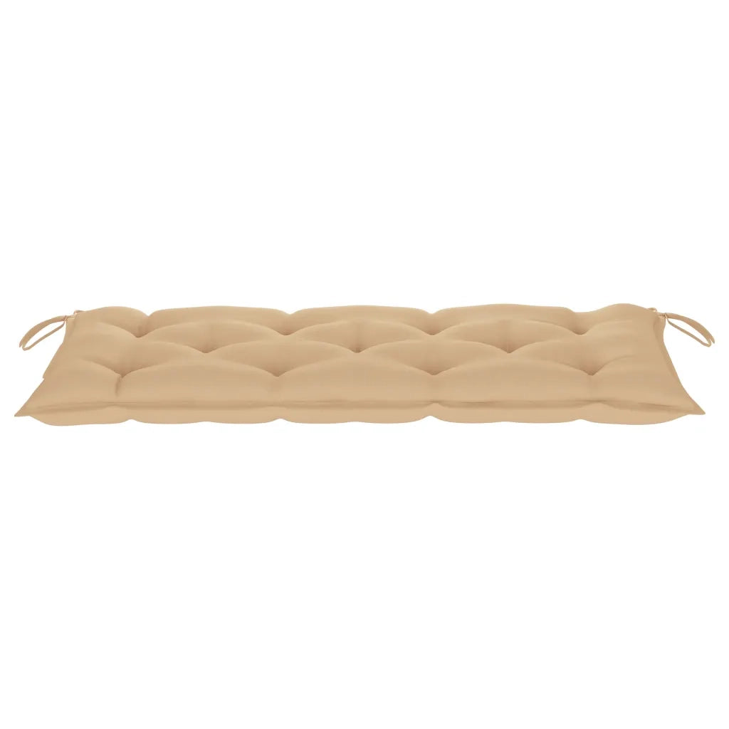Panca da Giardino Pieghevole con Cuscino 118 cm in BambÃ¹ cod mxl 75642