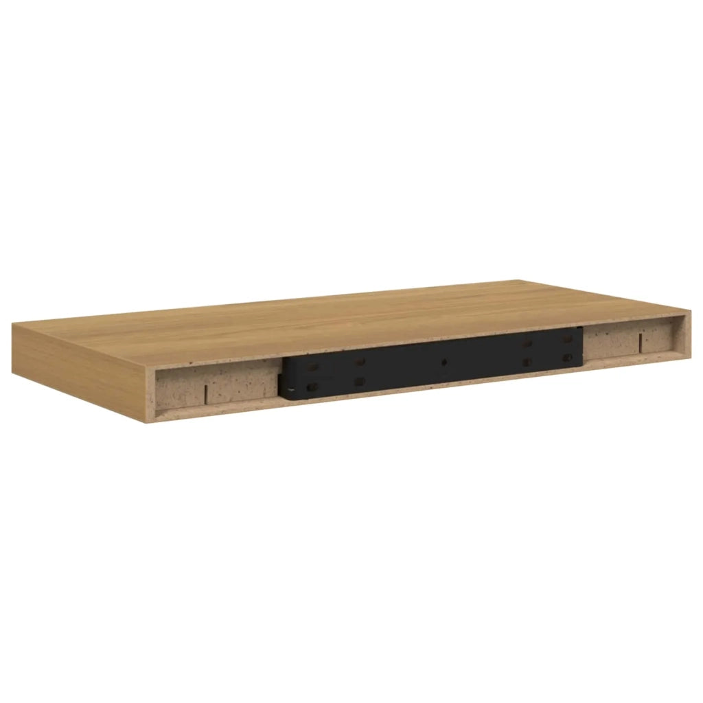 Scaffale da parete 2 pz Marrone 50 x 23,5 x 3,8 cm 42019945