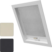 Tende di riscaldamento per finestre 48 x 93 cm grigio senza perforazioni - zonterapia oscurante con presine Tende di riscaldamento per finestre
