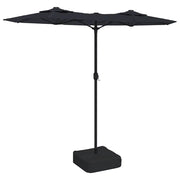 Ombrello | Parasolne a Doppia Testa Nero 316x145 cm