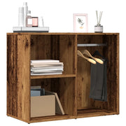 Armadietto per Cosmetici Legno Antico 80x40x65 cm in Truciolato 857031
