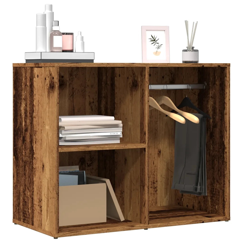 Armadietto per Cosmetici Legno Antico 80x40x65 cm in Truciolato 857031