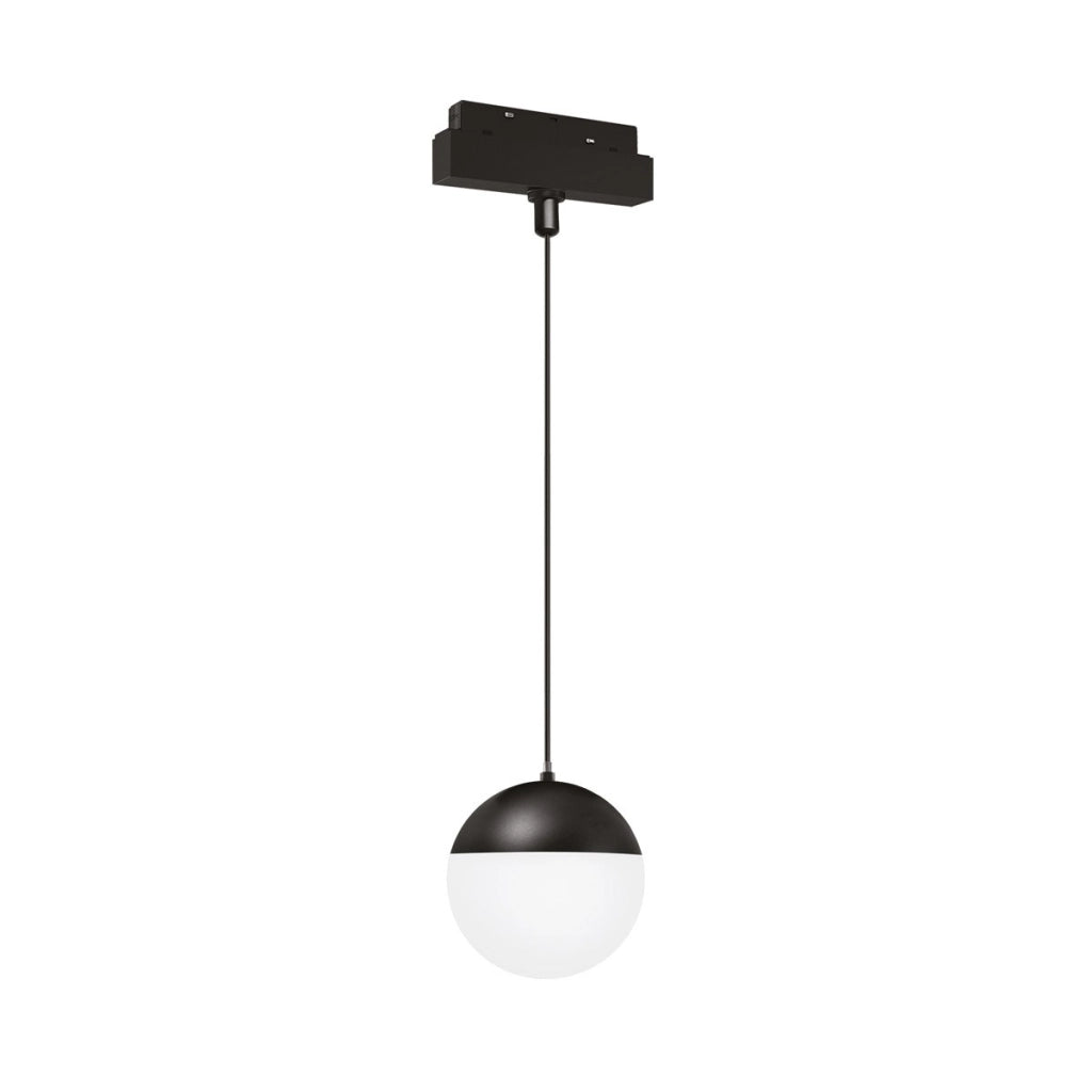 Modulo LED Dimmerabile a Sospensione GFA1941CD 48V 8W 3000K Binario Magnetico Nero Opaco - Gealuce Illuminazione Interni Alta Efficienza