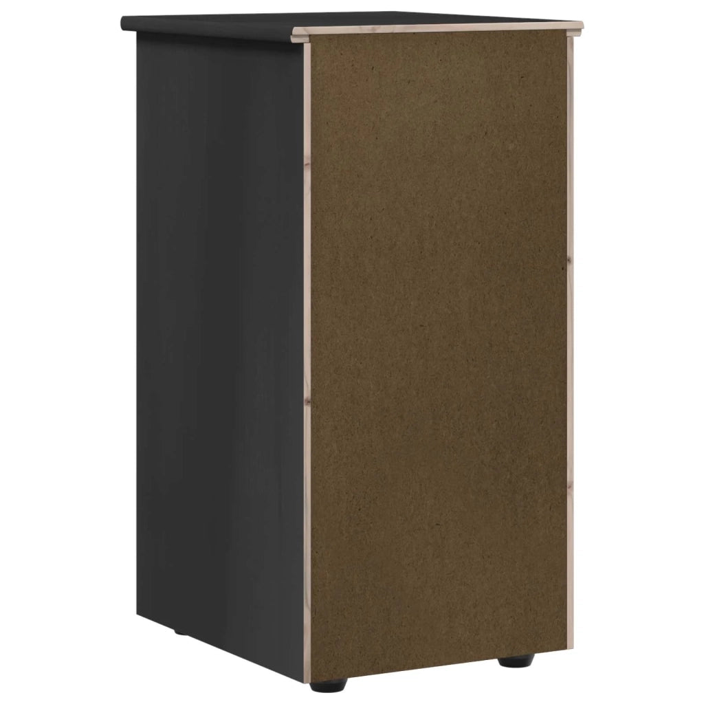 Armadietto Nero 34 x 39 x 61,5 cm Legno di Pino Massello 42028351