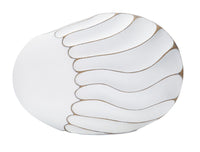 Vaso Lines 34x24,5x11,5 cm in Poliresina Bianco