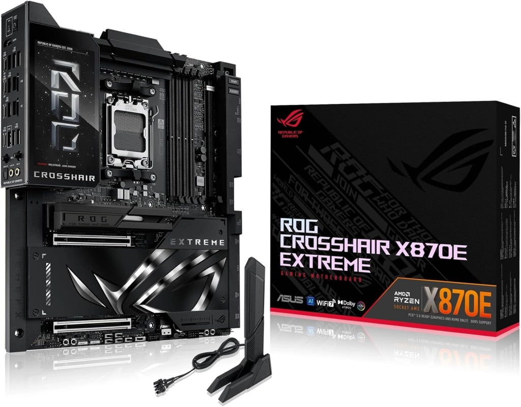 ROG Strix X870-I Gaming WiFi Scheda madre AMD, 10+2+1 stadi di alimentazione, slot DDR5, due slot M.2, PCIe 5.0 con pieno supporto per le GPU di nuova generazione, WiFi 7, porte USB4 e Aura Sync