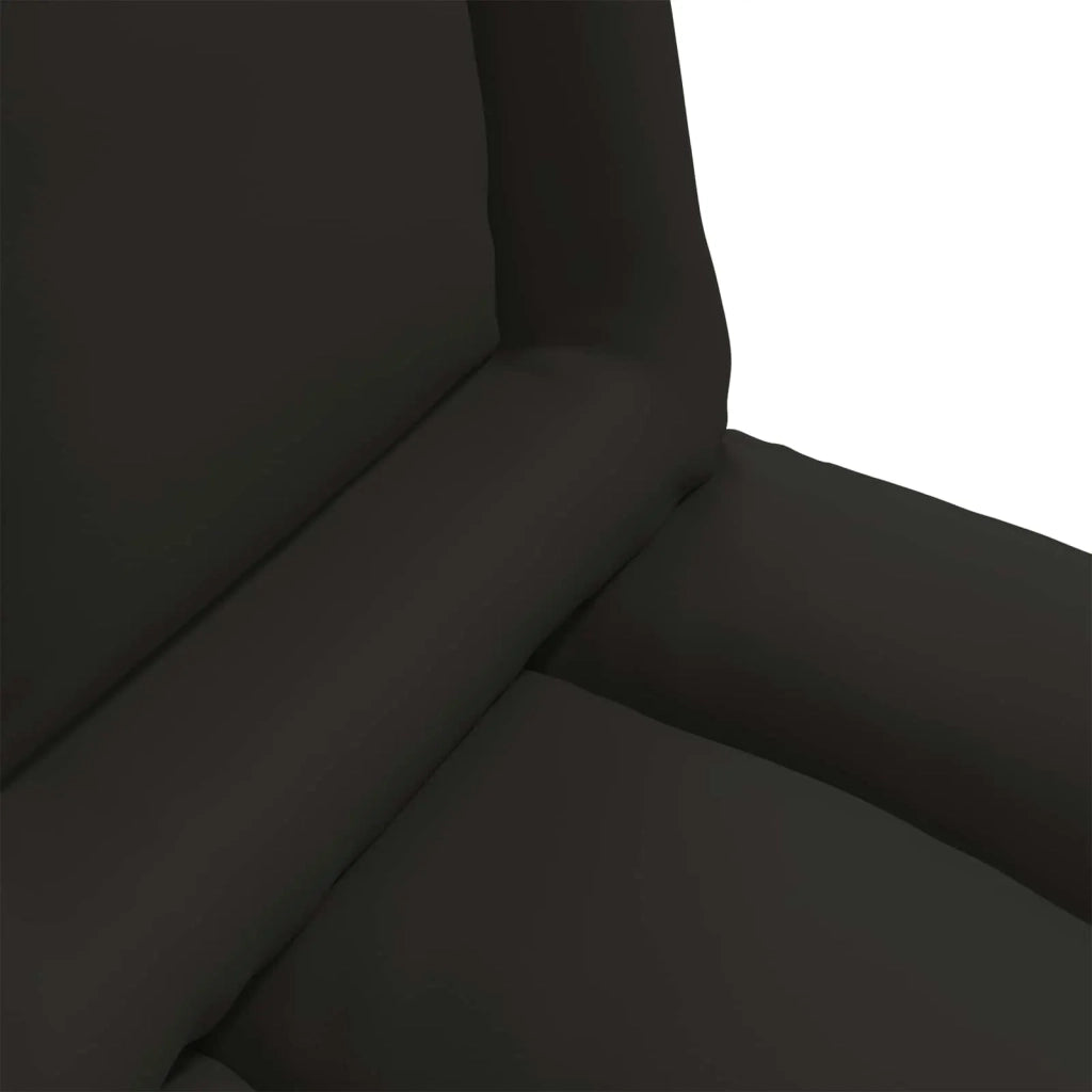 Sedia da Pavimento Nero 55 x 61 x 70 cm Pelle Sintetica 42028187