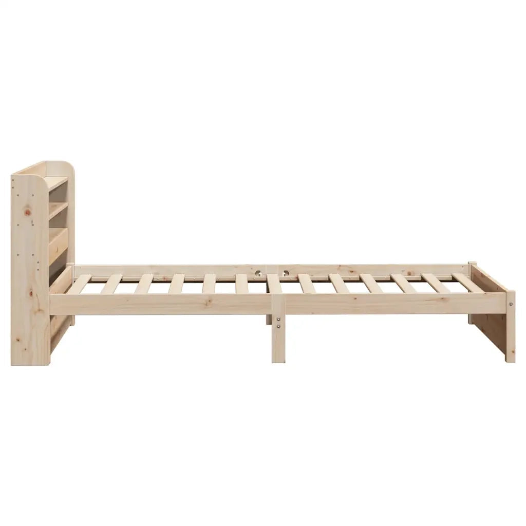 Giroletto con Testiera 75x190 cm in Legno Massello di Pino 3306720