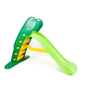 Scivolo little tikes 170737 gigante pieghevole verde e giallo
