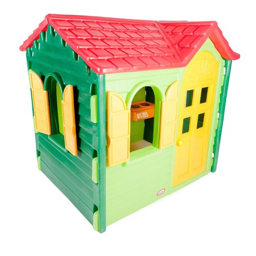 Casetta gioco little tikes 440s00060 country cottage evergreen