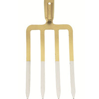 Forca per vangare a 4 denti in acciaio cm 42 giardinaggio agricoltura