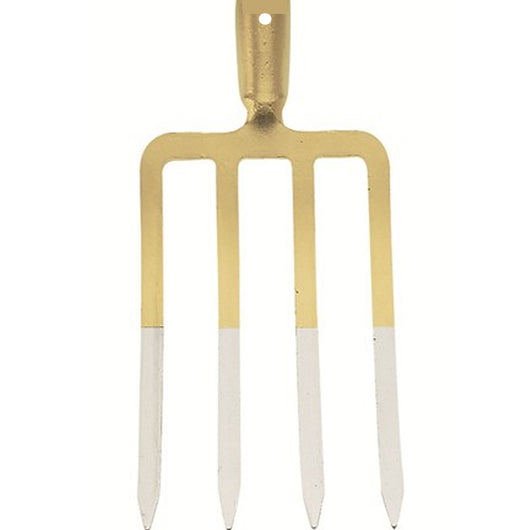 Forca per vangare a 4 denti in acciaio cm 42 giardinaggio agricoltura