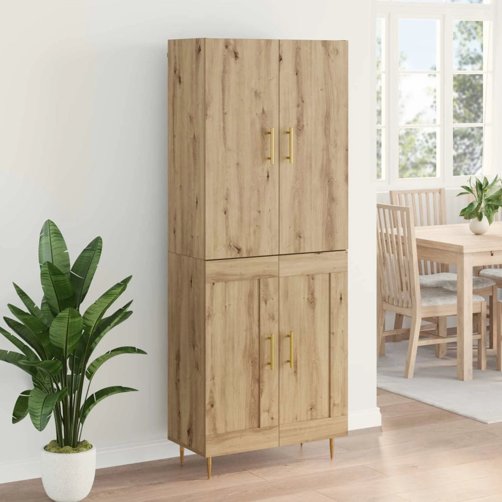 Credenza | Madia | Buffet da pranzo | Armadio da pranzo Rovere artigianale 69,5 x 34 x 180 cm