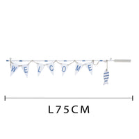 Set 2 Canne da Pesca Misure 75x15x2 cm