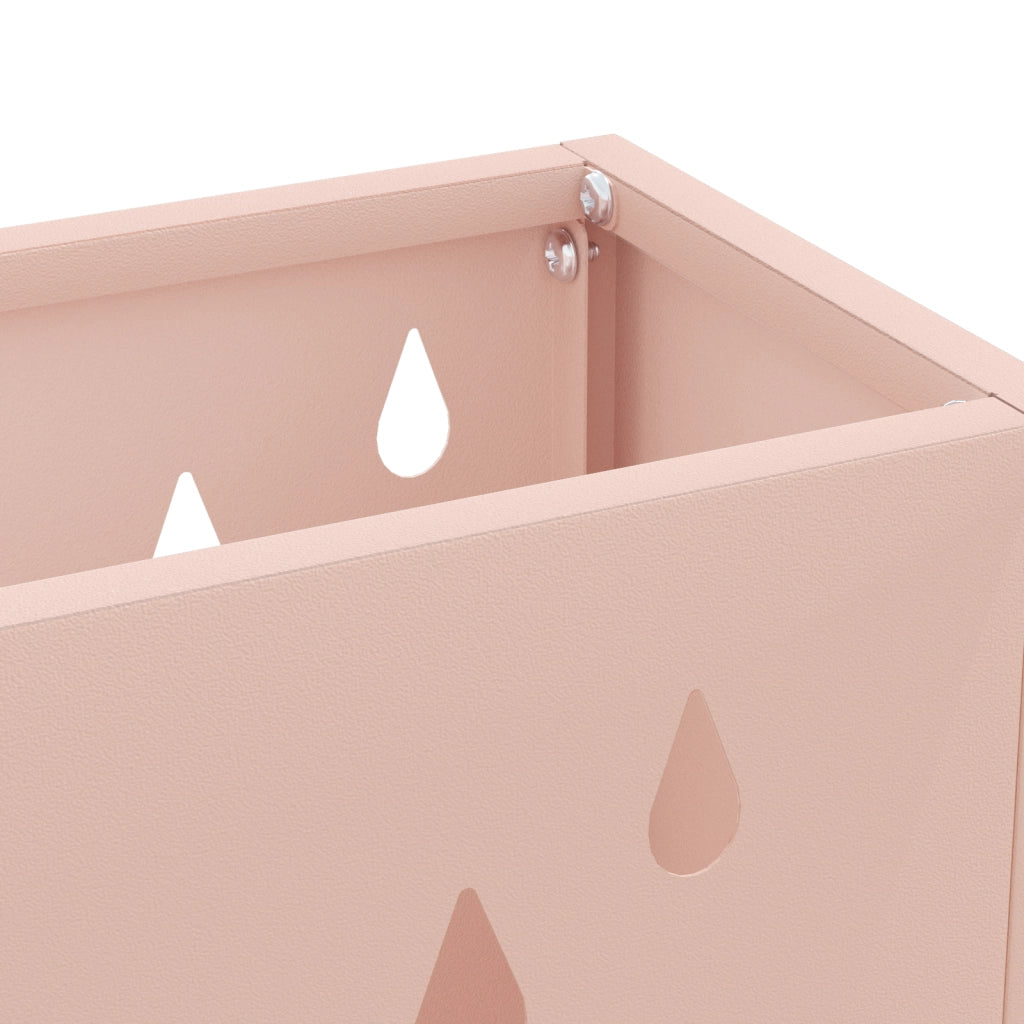 Portaombrelli Rosa Metallo Media Design Decorativo