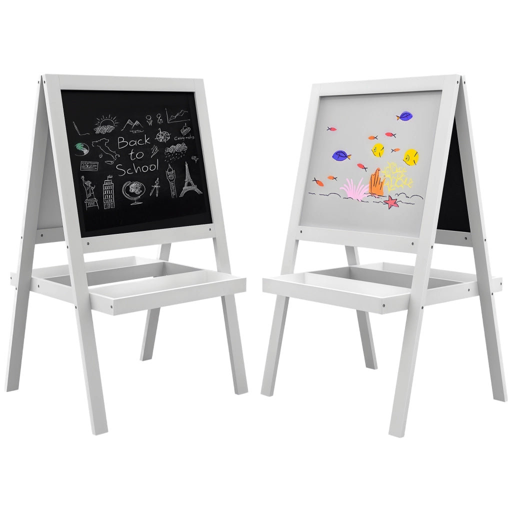 Tavolo da disegno per bambini ¨C zephmum ¨C 2 in 1 lavagna magnetica e gessetti