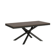 Tavolo allungabile 90x180/440 cm Famas Evolution telaio Antracite - Noce
