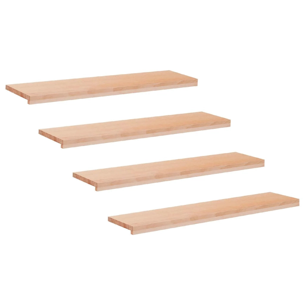 Tappeti per scale 4 pz 110 x 25 x 2 cm Naturale 3446188