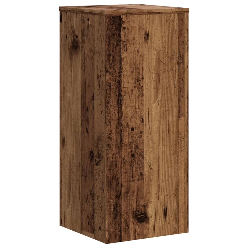Portavasi mobili per fiori set da 2 legno di recupero legno ingegnerizzato marrone 02_0045377