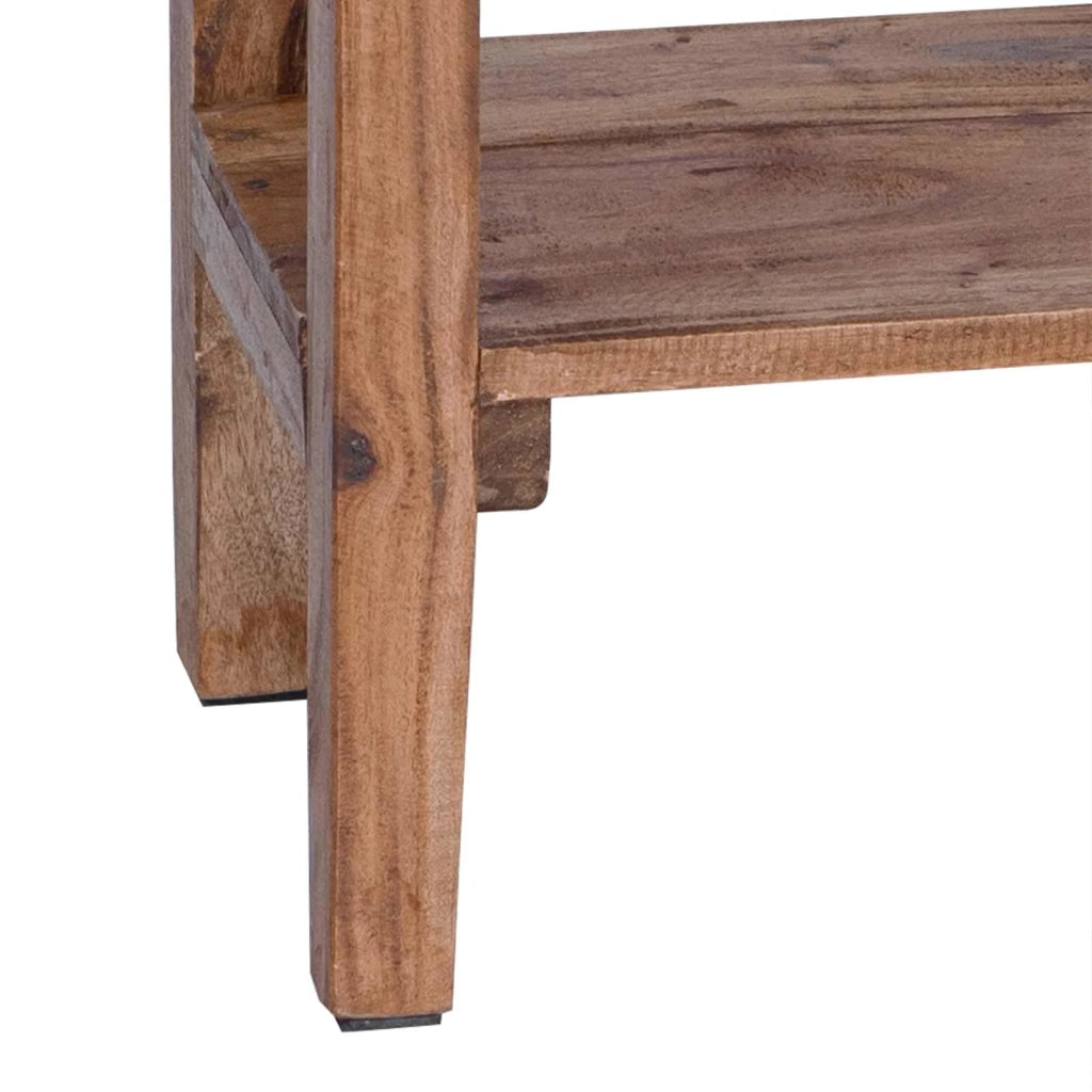 Supporto per piante Marrone 34 x 25 x 52 cm Legno di Mogano 42012412