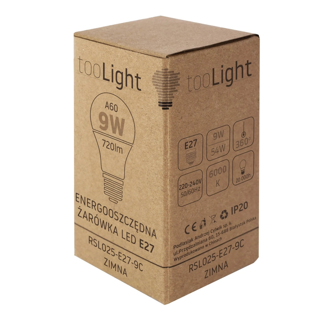 Bulbo Led Rsl025 E27 9w Cold