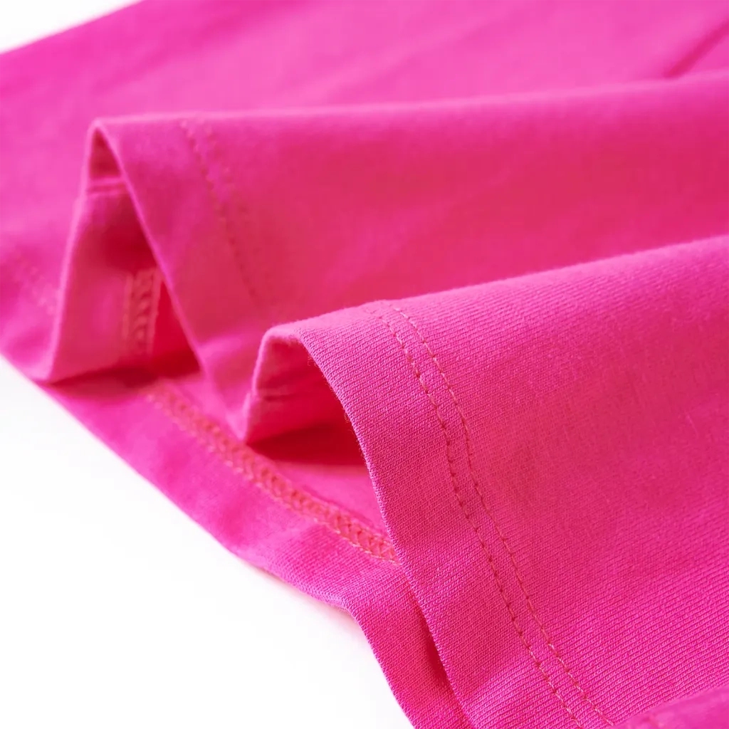 Maglietta da Bambina a Maniche Lunghe Rosa Scuro 104 13685
