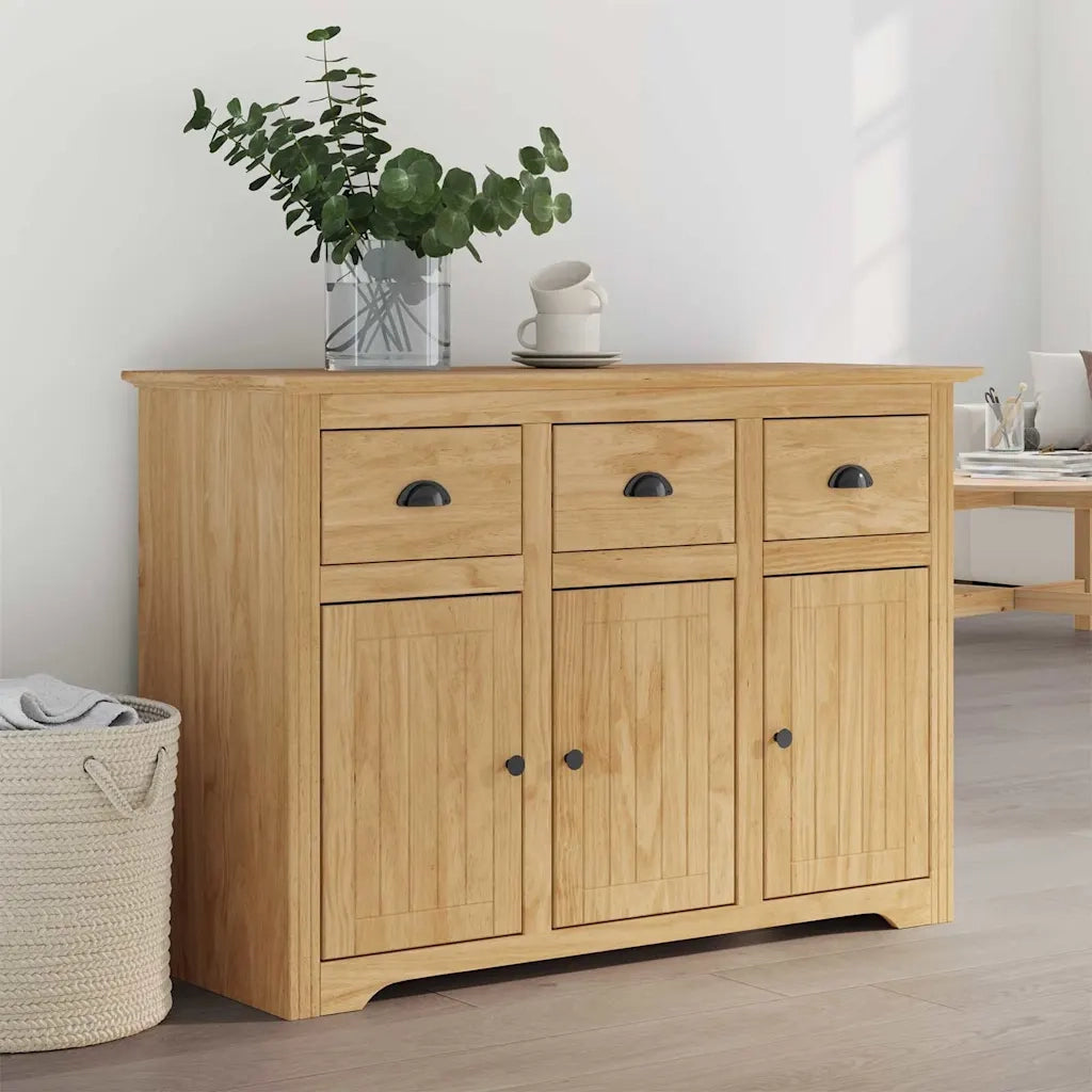 Credenza con cassetto BODO Marrone miele 115,5 x 44 x 80 cm