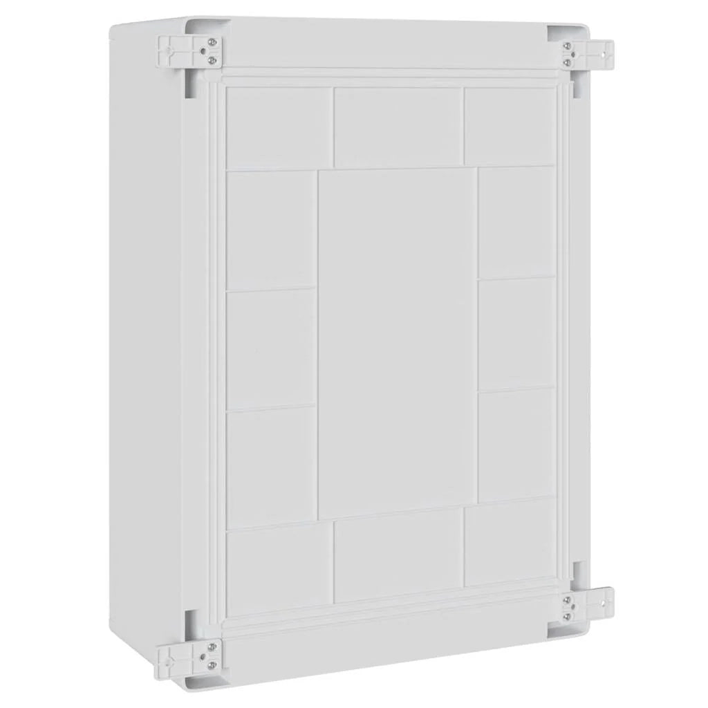 Moderno armadio elettrico con pratico vano portaoggetti 57 x 24,5 x 70 cm plastica grigia 02_0058204