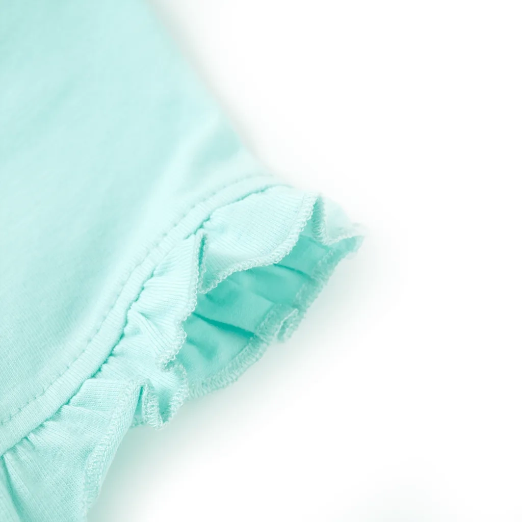 Maglietta da Bambina Maniche Corte Acqua Chiaro 116 10691