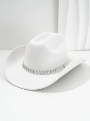 Hoodo per donne Western Boho Cowboy con pailletti strass e bordo largo Cowgirl