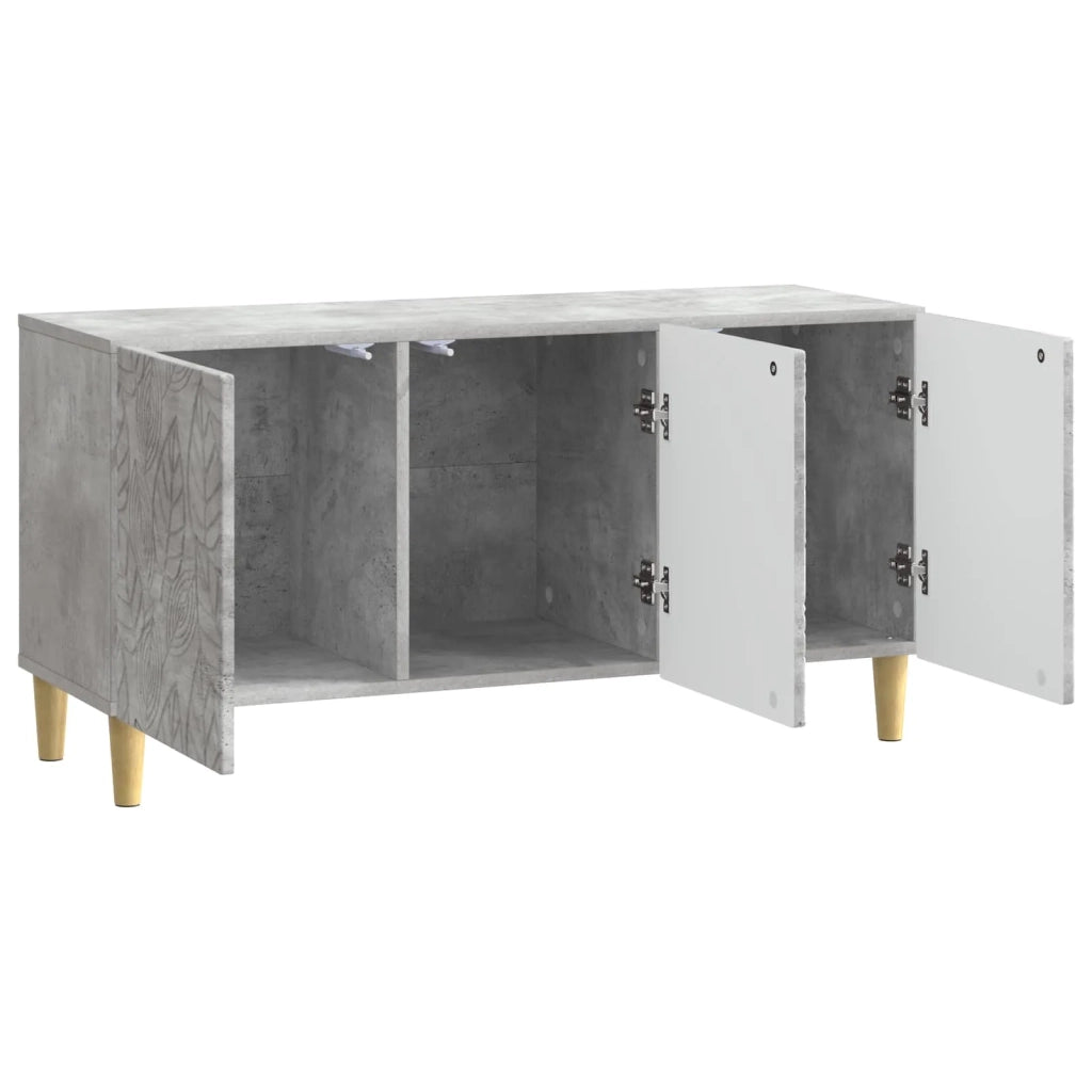 Mobile TV-Credenza per TV 99 x 34,5 x 50 cm Grigio Cemento Legno ingegnerizzato