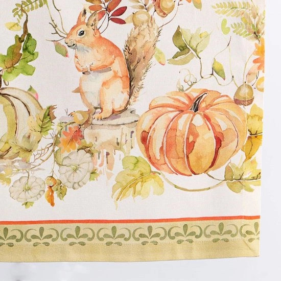 Tavolo da picnic in cotone 100% per feste | cene | festività | cucina | Natale (50 cm x 150 cm)