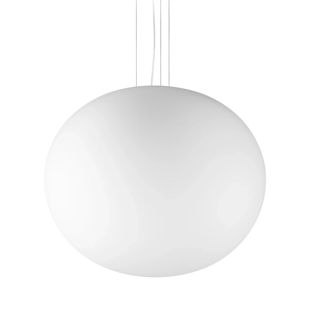 Lampada A Sospensione Cotton E27 Bianco Altezza Regolabile Ideal Lux