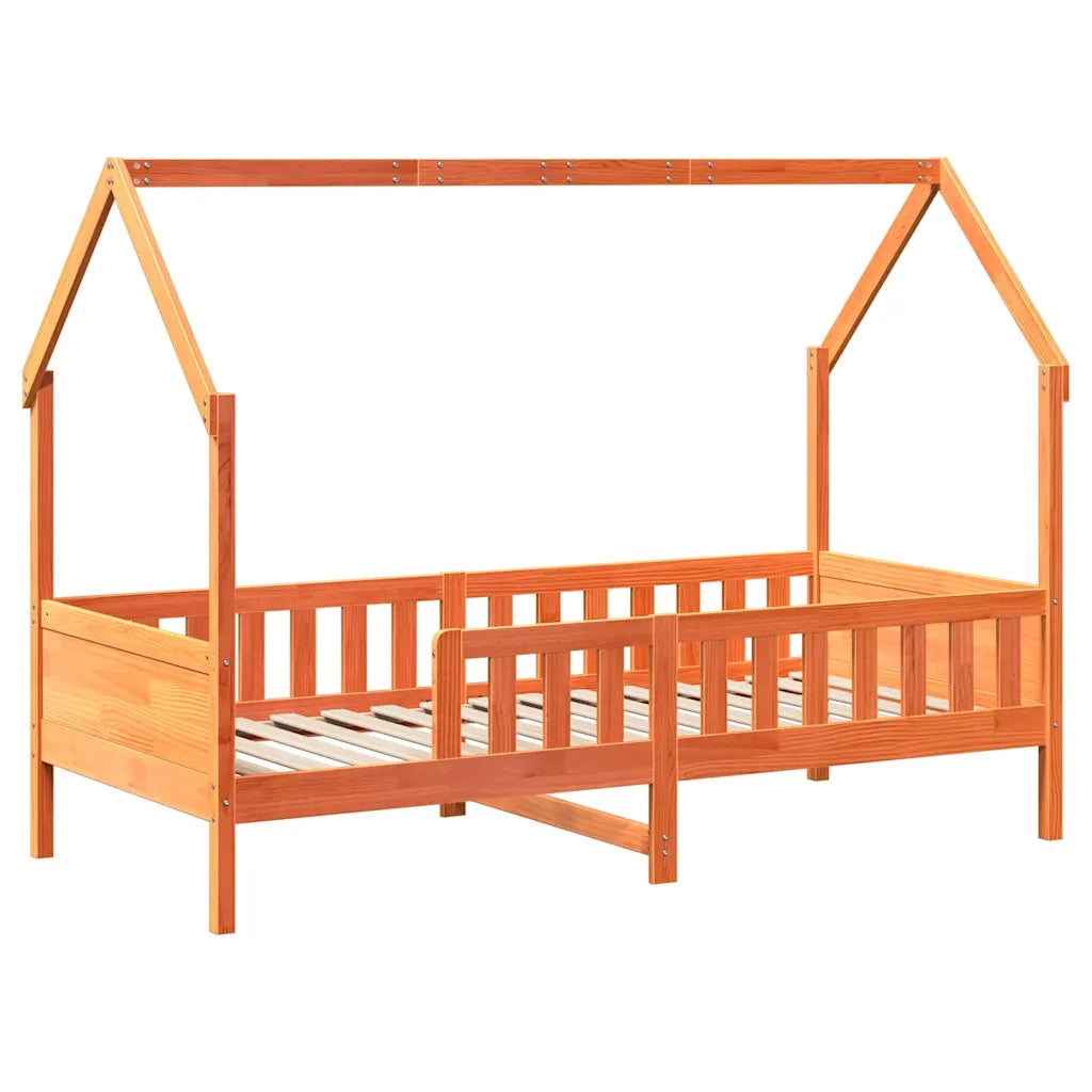 vidaXL Giroletto Bambini con Cassetti 90x200 cm Legno Massello di Pino