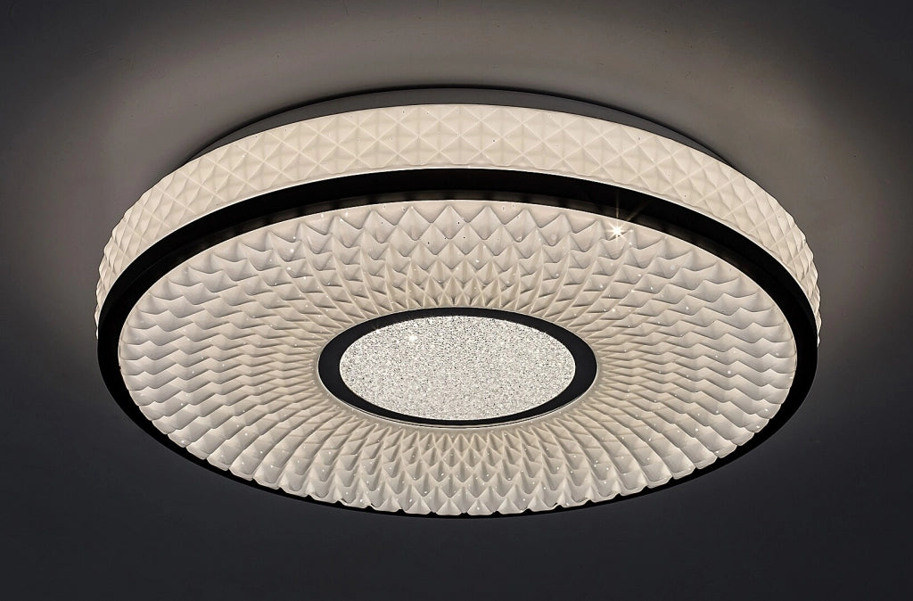 Plafoniera LED rotonda Ø39,5 24W effetto stelle Rabalux