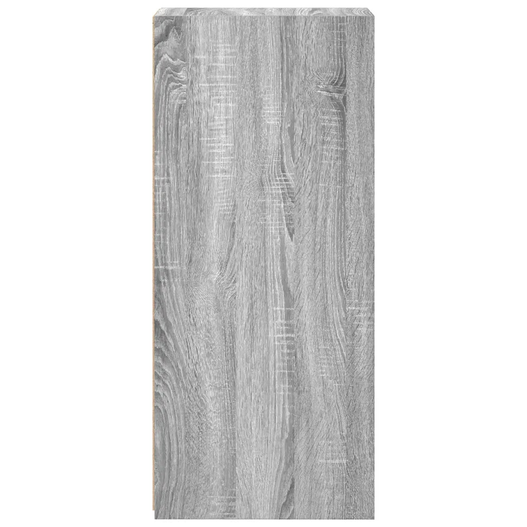 vidaXL Credenza Grigio Sonoma 30x41x93 cm in Legno Multistrato