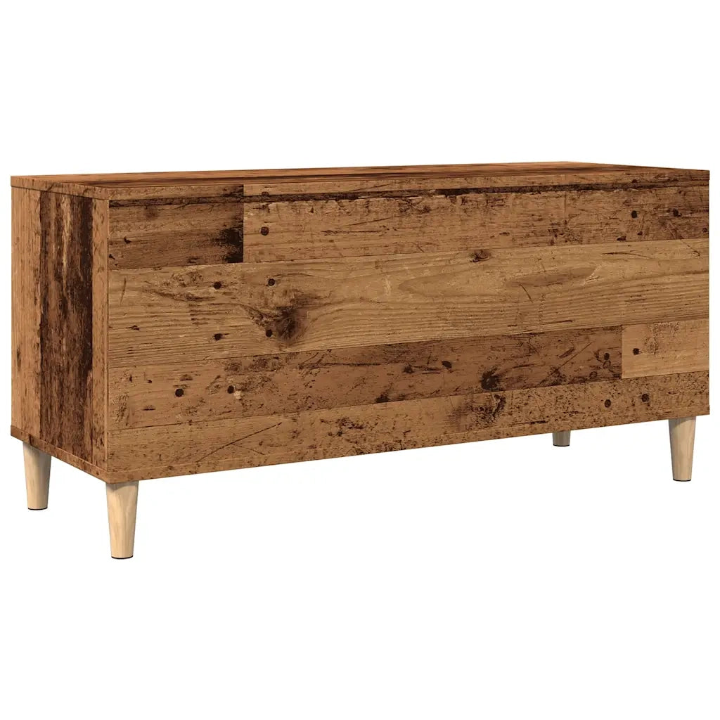 Mobile Porta Dischi Legno Antico 100x38x48 cm Legno Multistrato 857167