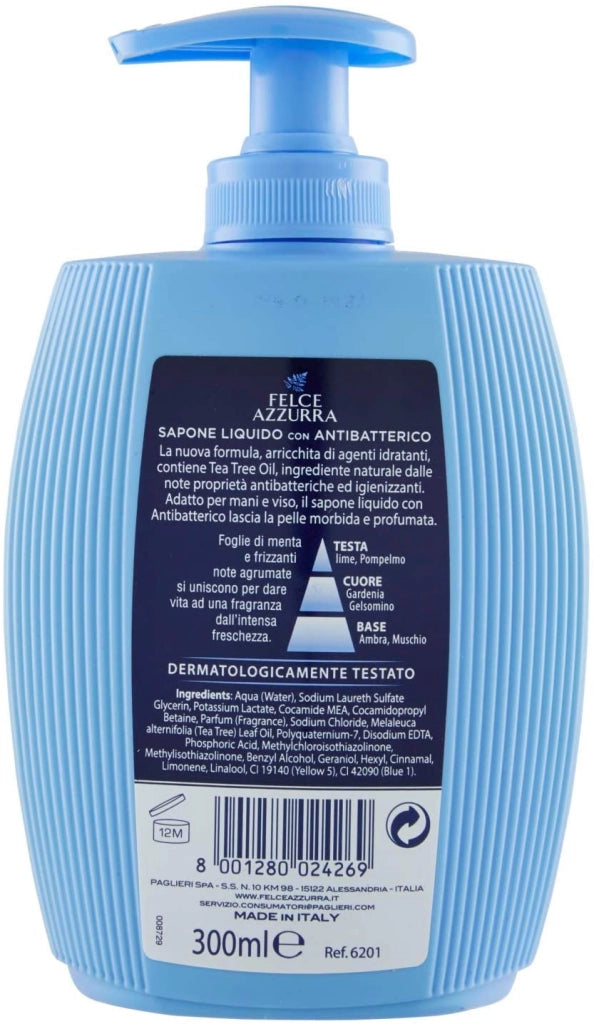 FELCE AZZURRA SAPONE LIQUIDO 300 ML ANTIBATTERICO
