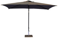 Ombrellone da Giardino 3x2 m Palo Ø35 mm in Alluminio Maffei Kronos Tortora