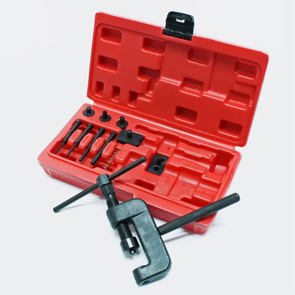 Separatore rompicatena rivettatrice tagliacatena catena moto fai da te officina rosso 3416180