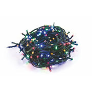 180 LUCI LED ALBERO DI NATALE E DOCORAZIONI MULTICOLOR 12,10MT 8 GIOCHI DI LUCE CAVO VERDE - USO ESTERNO/INTERNO