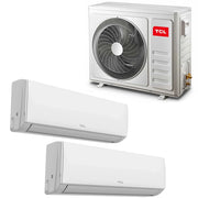 Climatizzatore condizionatore inverter 9000 + 9000 BTU dual split wifi A++ R32